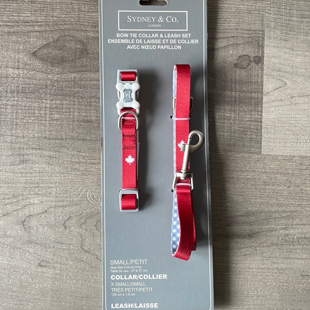 Dog leash and collar
